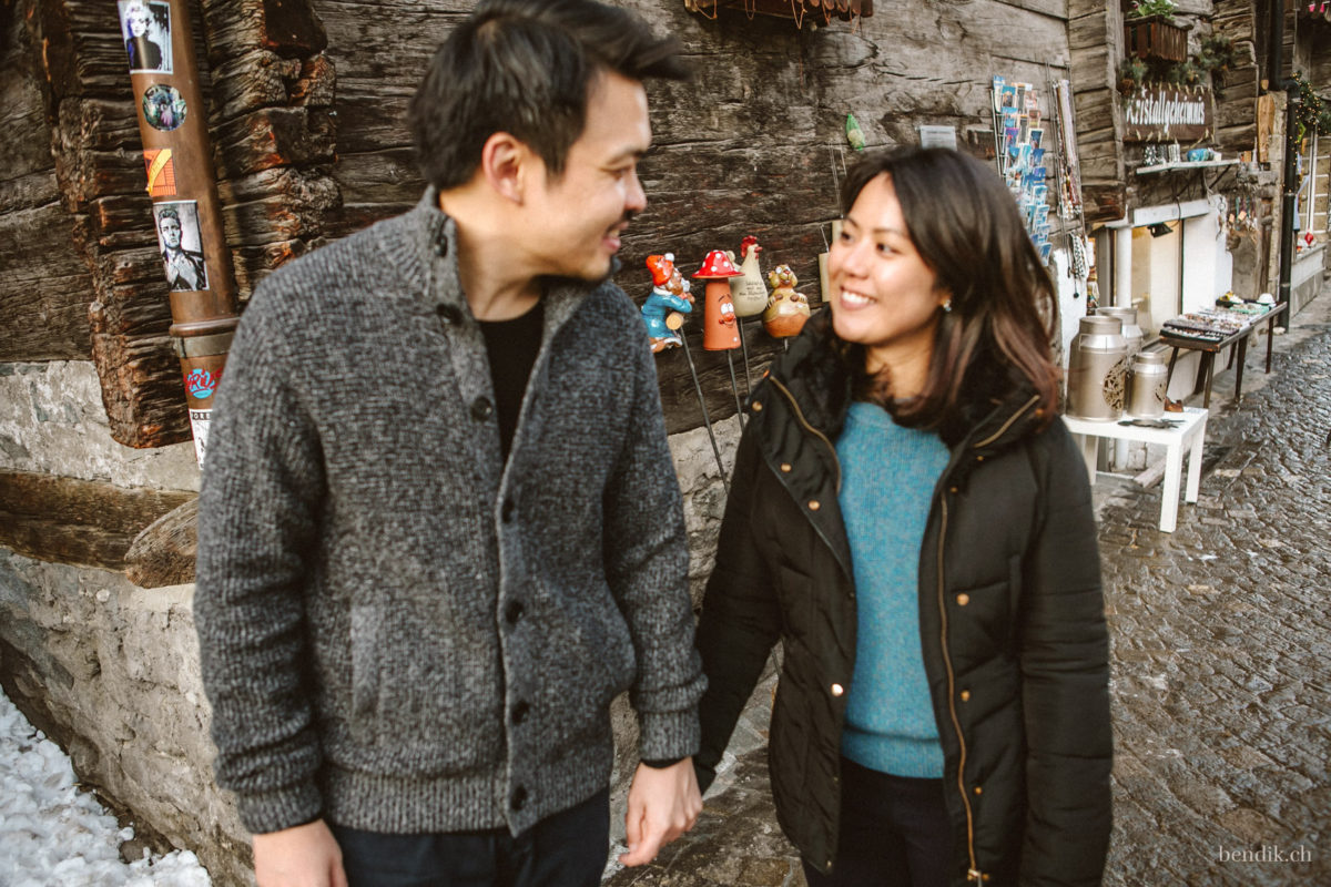 SURPRISE PROPOSAL PHOTO SHOOT IN ZERMATT - Bendik Photography